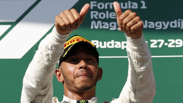 Macaristan Grand Prix'sinde zafer Lewis Hamilton'n