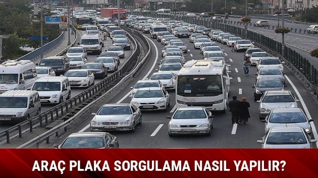 Ara plaka vergi sorgulama ilemleri nasl yaplr