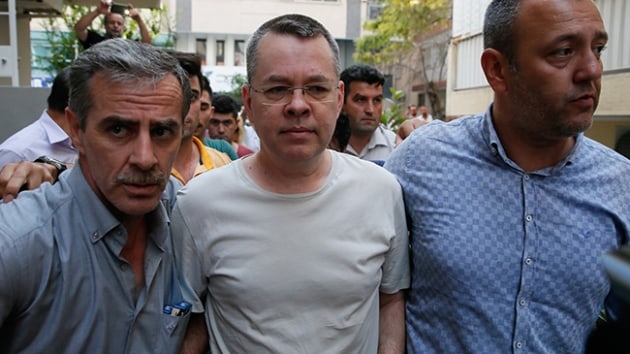 ABD'li rahip Brunson iin Elektronik zleme Biriminde zel ekip oluturuldu