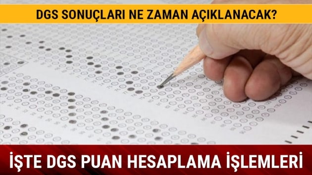 DGS sınav sonuçları ne zaman açıklanacak