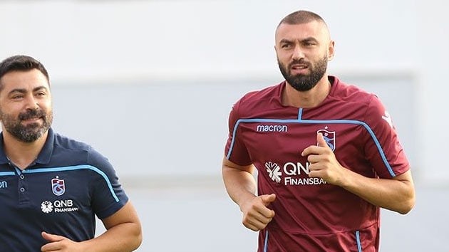 Trabzonspor'da Burak Ylmaz sevinci