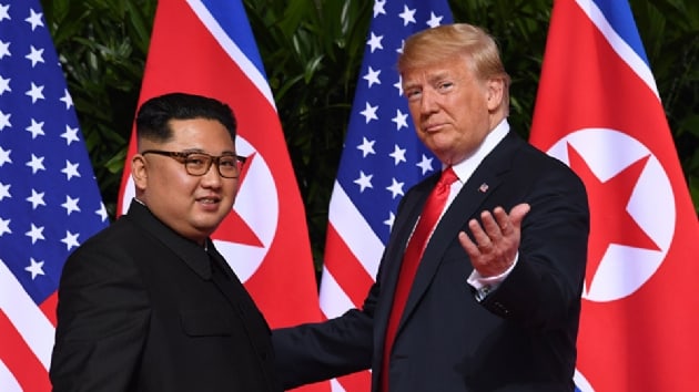 Trump'tan Kuzey Kore liderine teekkr