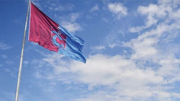 Trabzon'a dev Trabzonspor bayra