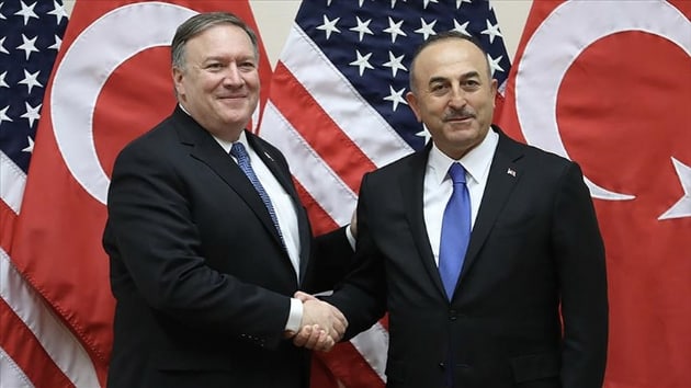 Dileri Bakan avuolu, Pompeo ile grt