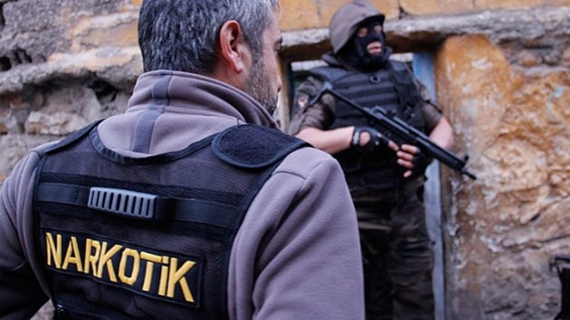 Yln ilk 7 aynda uyuturucu satclarna ynelik operasyonlarda yaklak 10 ton eroin ele geirildi