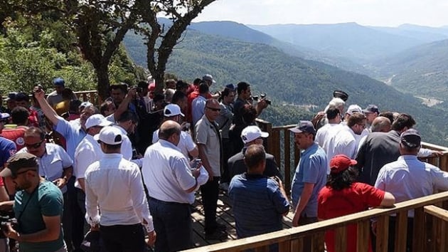 Kastamonu'da bulunan Valla Kanyonu seyir teras ald