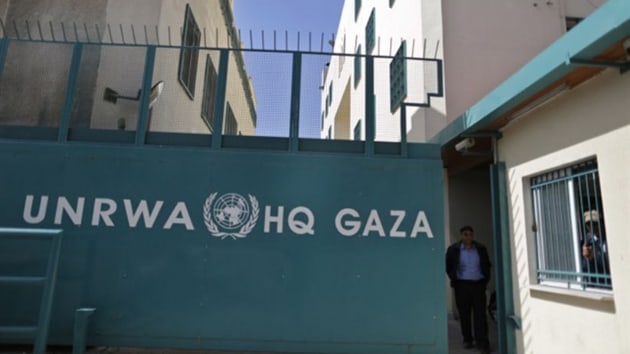 Gazze'de UNRWA protestosu