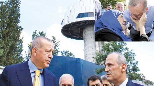 Bakan Erdoana sevgi seli