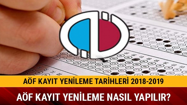 AF kayt yenileme nasl yaplr