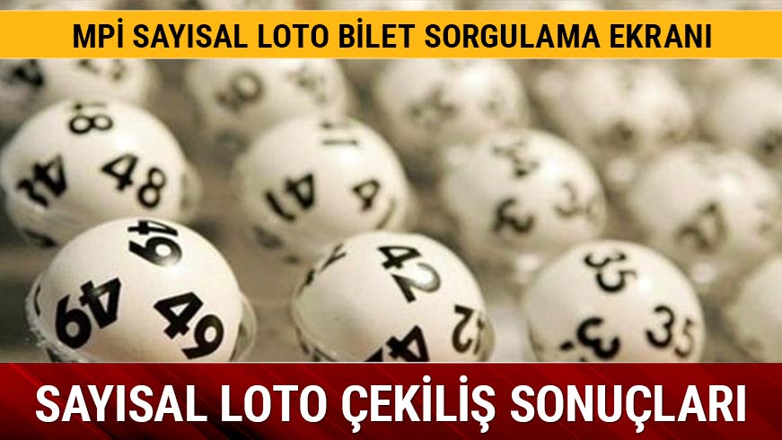Say�sal Loto �ekili� sonu�lar� a��kland�