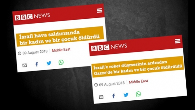 srail'den fra yiyen BBC, Gazze haberinin baln deitirdi