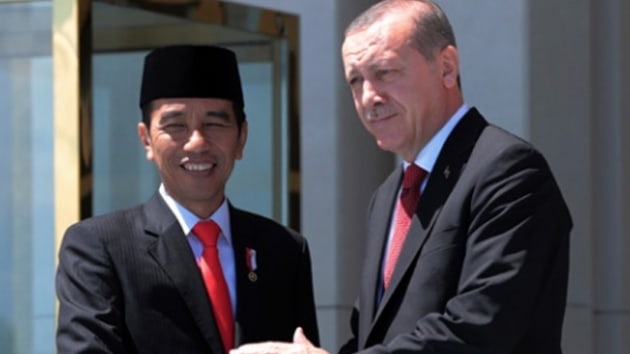 Erdoan'dan Endonezya Cumhurbakan'na telefon