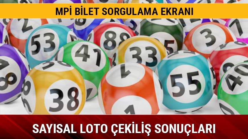 Say�sal Loto �ekili� sonu�lar� 1 Eyl�l 2018