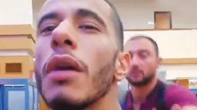 Belhanda'ya havalimannda tepki!