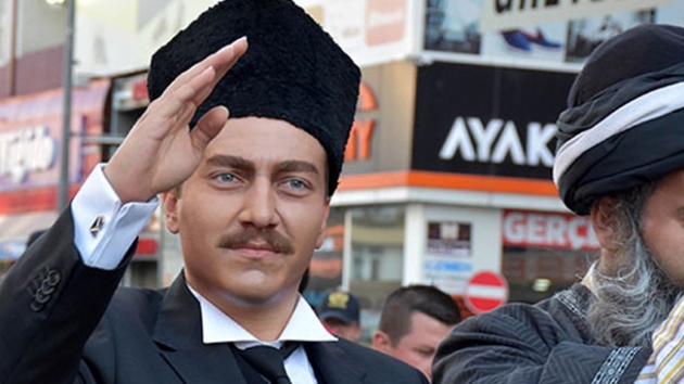  Atatrk'n Sivas'a gelii 'temsili' olarak canlandrld 