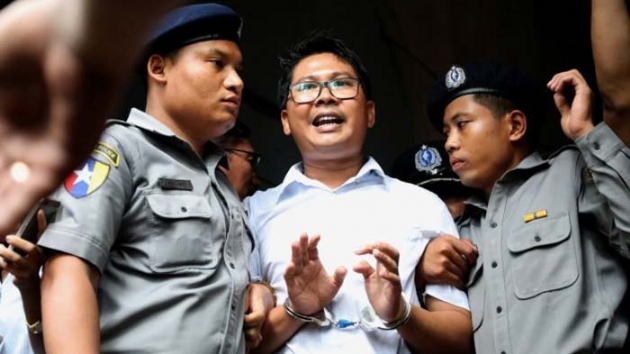 Myanmar'daki Reuters muhabirlerine yedier yl hapis cezas verildi 