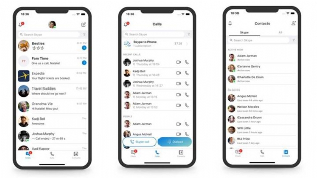 Microsoft, Skype'n tasarmn tekrar yenileyeceini duyurdu