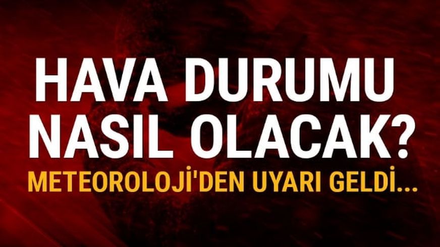 Yurtta hava durumu 8 Eyl�l