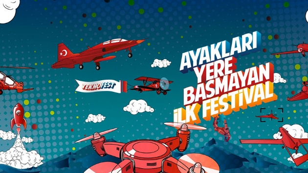 Trkiyenin ilk havaclk, uzay ve teknoloji festivali olan Teknofest'te para dll 12 yarma
