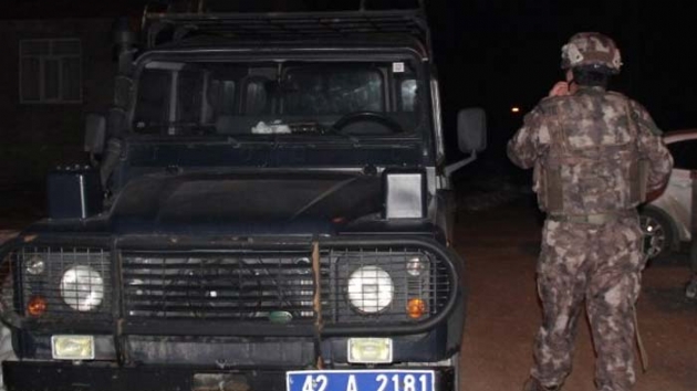 Konya'da terr propagandas yapanlara operasyon