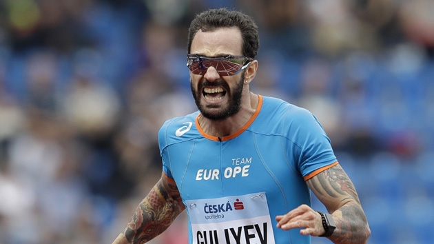 Ktalar Kupas'nda milli sporcu Ramil Guliyev, erkekler 200 metrede ikincilii elde etti