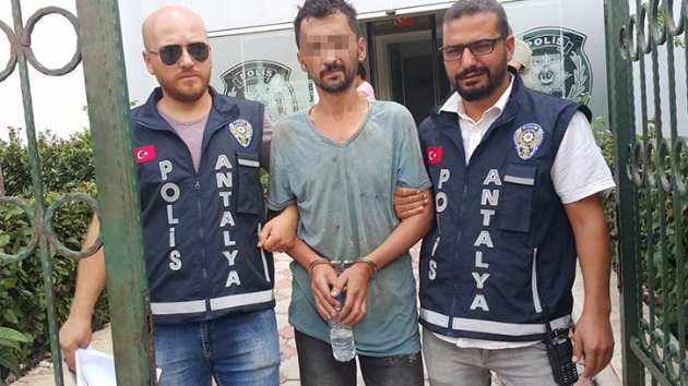 Antalya'da ak hrszl yapan pheli polis tarafndan yakaland