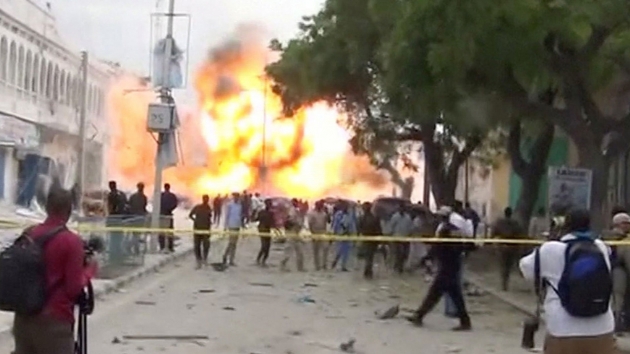 Somalinin bakenti Mogadiuda bomba ykl arala saldr dzenlendi