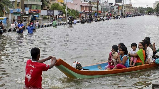 Hindistan'n Odisha eyaletinde ar yalarn neden olduu sellerden yaklak 650 bin kii etkilendi