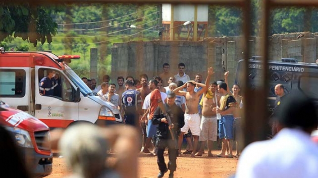 Brezilya'da cezaevine silahl saldr dzenlendi 1 polis ld