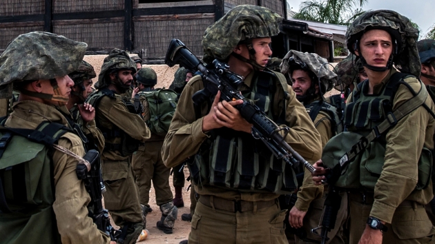 galci srail ordusu Filistinlilerin ykmlara tepki iin kurduu 'sembolik ky' kuatt