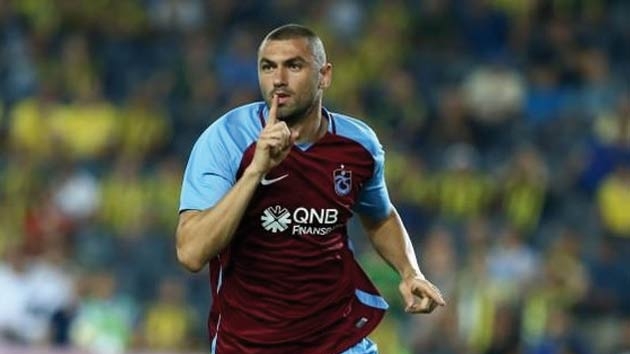 Trabzonspor'da Burak Ylmaz'n kaptanl elinden alnd
