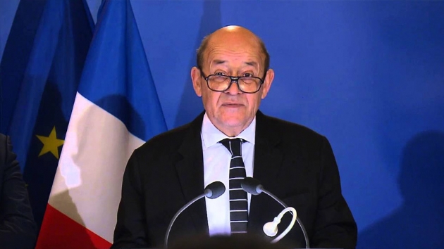 Fransa Dileri Bakan Le Drian: dlib'de geliigzel bombardman sava suu saylmal