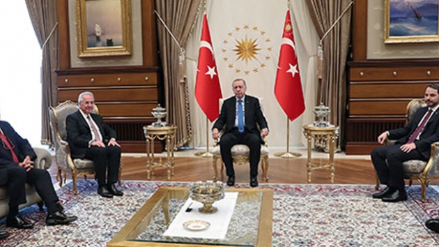  TSAD heyeti Cumhurbakan Erdoan' ziyaret etti 