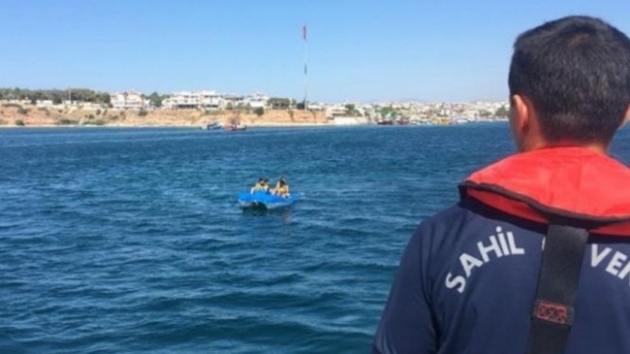 Didim'de deniz bisikletiyle kaybolan 4 kii bulundu    