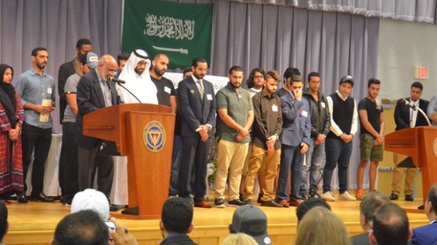 ABD'de hayat kurtarrken len Suudi genlere ''fahri lisans diplomas'' verildi