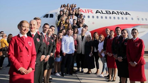 Air Albania ilk uuunu stanbul'a gerekletirdi