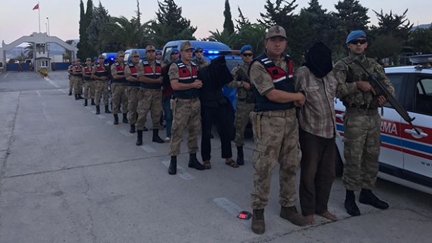 Zeytin Dal Harekat'nda 2 askeri ehit eden 9 terrist sorgulanyor