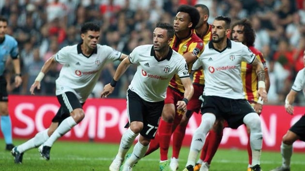 Beikta sahasnda Evkur Yeni Malatyaspor'u 2-1 malup etti