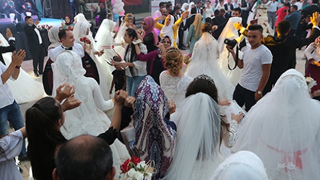 Gaziantep'te 50 iftin nikah kyld