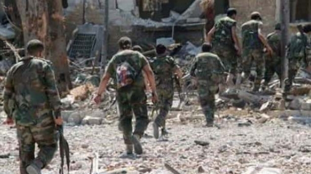 Suriye'nin dousundaki Deyrizor'da terr rgtleri PKK/YPG ve DEA arasndaki atmalar sryor