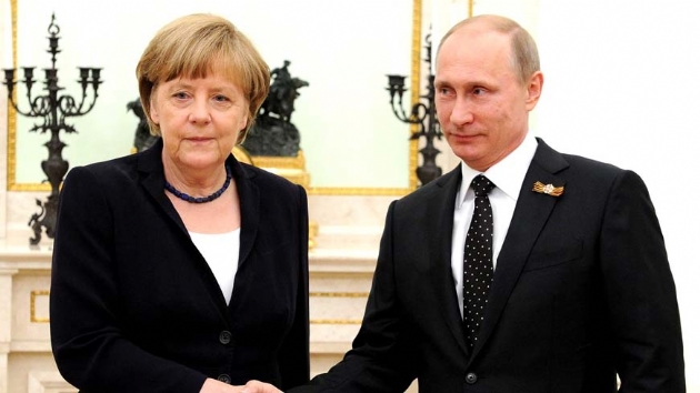 Putin, Almanya Babakan Merkel ile Suriye'yi grt       