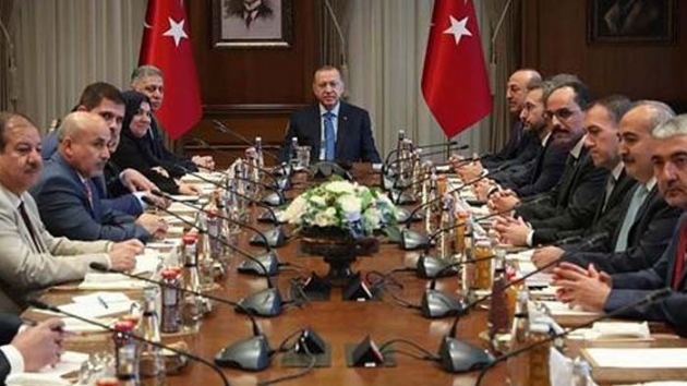 Trkiye Bakan Recep Tayyip Erdoan, Irak Temsilciler Meclisine seilen Trkmen milletvekillerini kabul etti