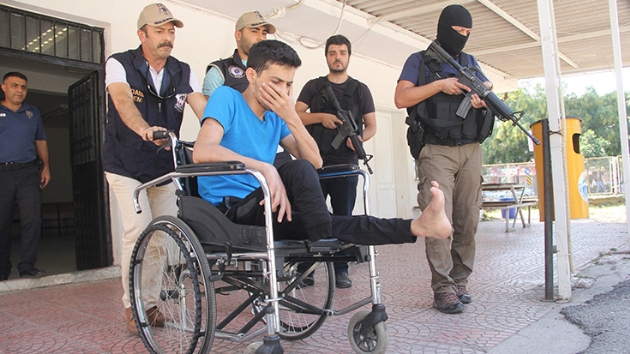 Adana'ya geldii belirlenen DEA'n cellad hastanede yakaland 