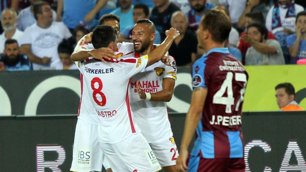 Trabzonspor ligin ilk 6 haftasnda sadece 1 mata kalesini gole kapatt