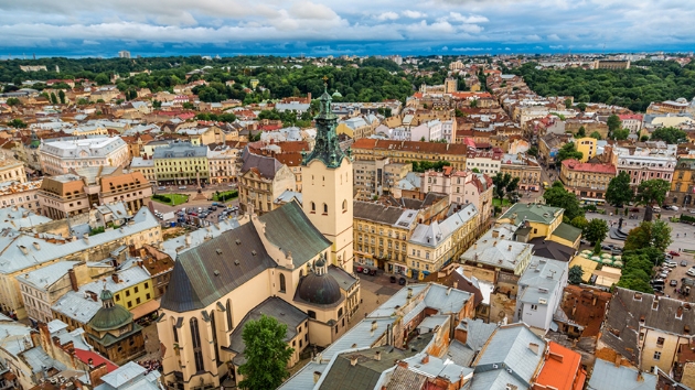 Ukrayna'nn batsnda Lviv'de Rusann toplumsal yerlerde kullanlmas yasakland