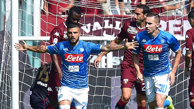 Napoli deplasmanda Torino'yu 3-1 malup etti