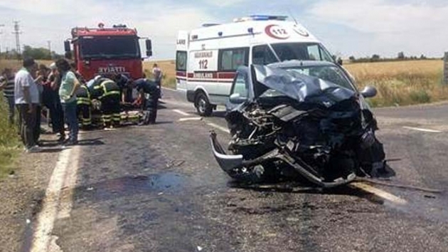 Tekirda'da meydana gelen trafik kazasnda 5 kii yaraland
