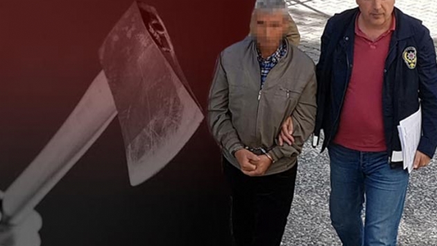 Eini baltayla ldren adam: Bir baktm kanlar iinde 