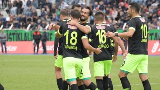 Konyaspor, Amasya'da 5 golle turlad
