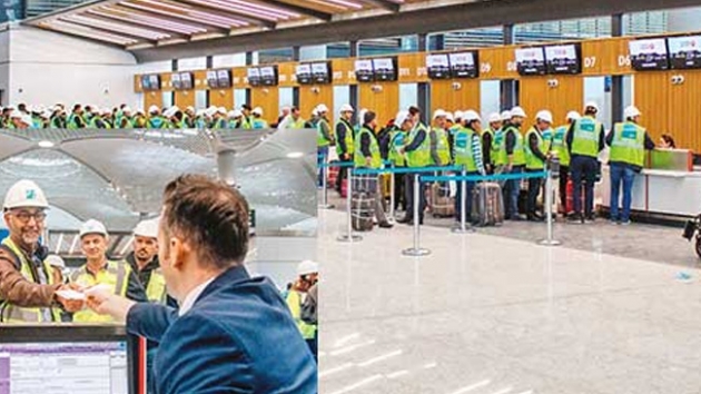 Yeni havalimannda ilk prova yapld
